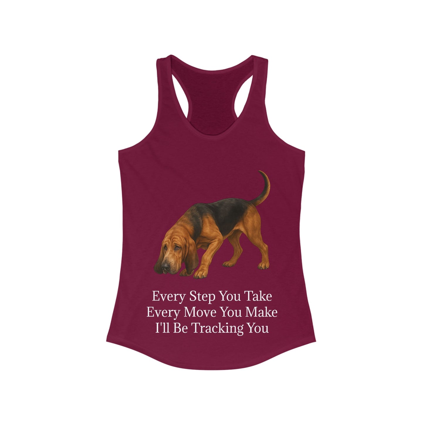 Tracking You Women's Racerback Tank