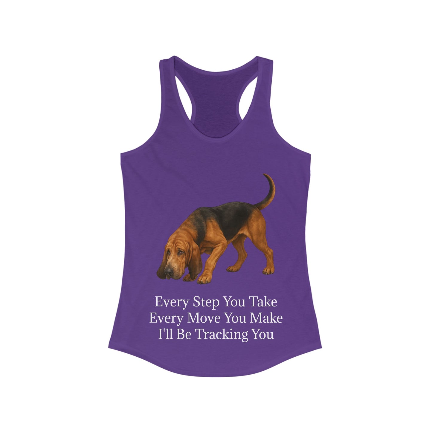 Tracking You Women's Racerback Tank