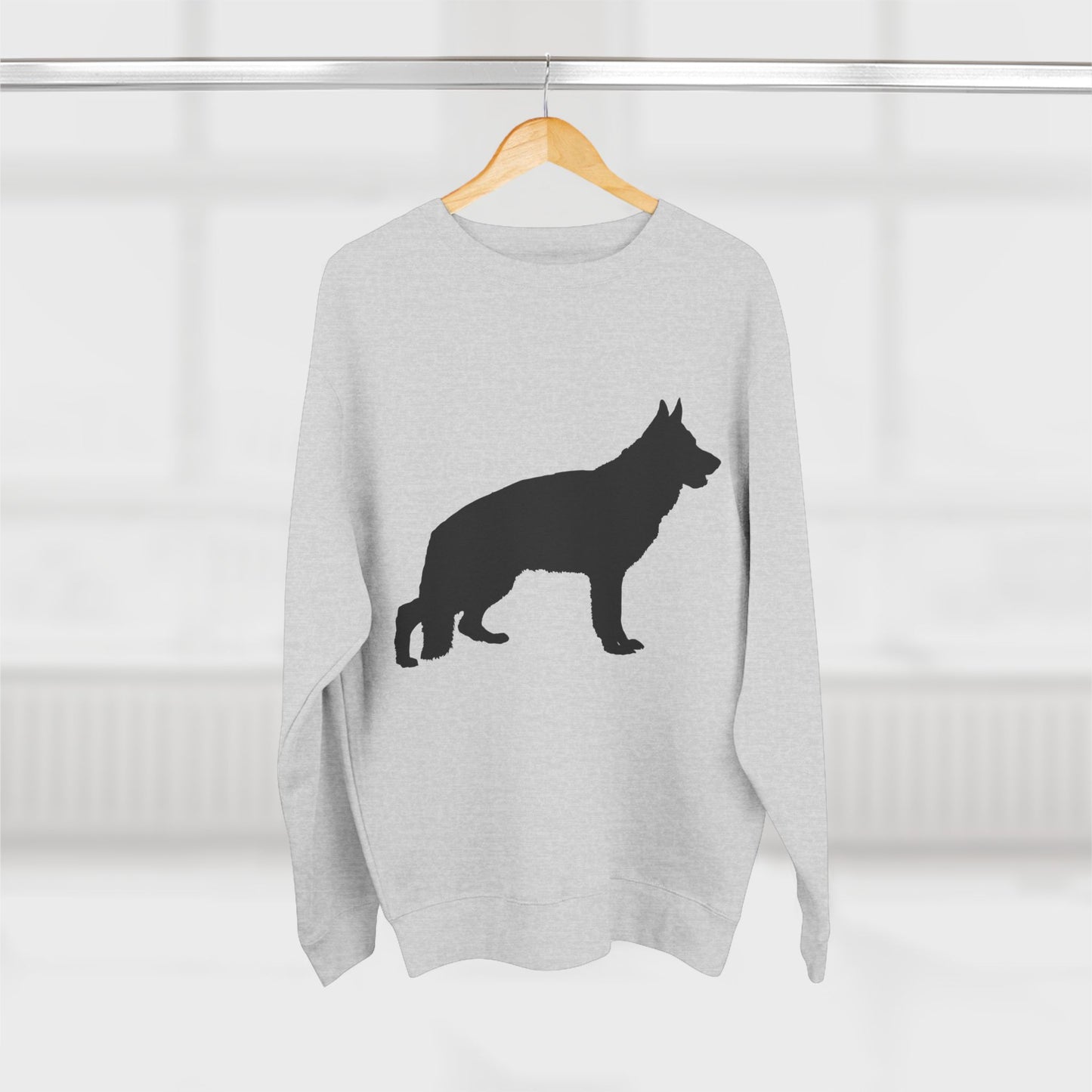 German Shepherd Silhouette Unisex Crewneck Sweatshirt