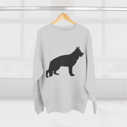 German Shepherd Silhouette Unisex Crewneck Sweatshirt