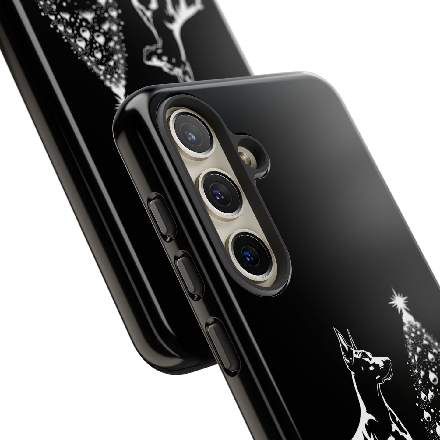 Doberman Christmas Tree Samsung Case