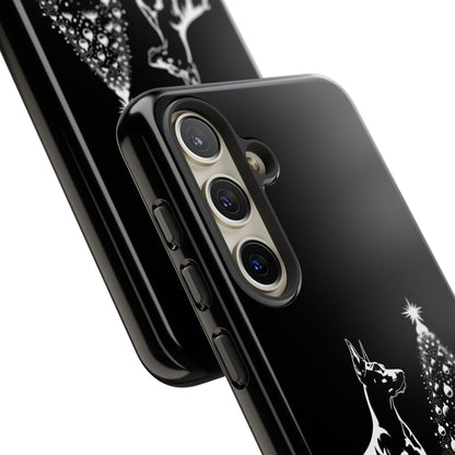 Doberman Christmas Tree Samsung Case