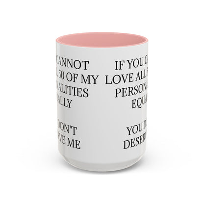 50 Personalities 2-Tone Coffee Mug