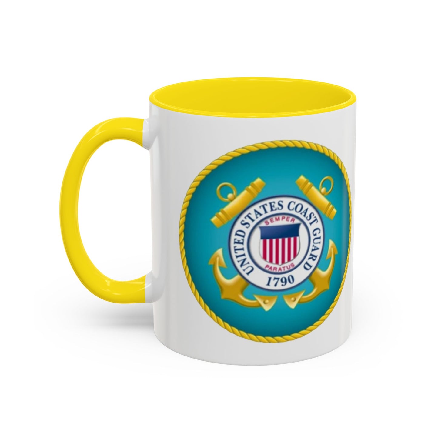 US Coast Guard 2-Tone Coffee Mug