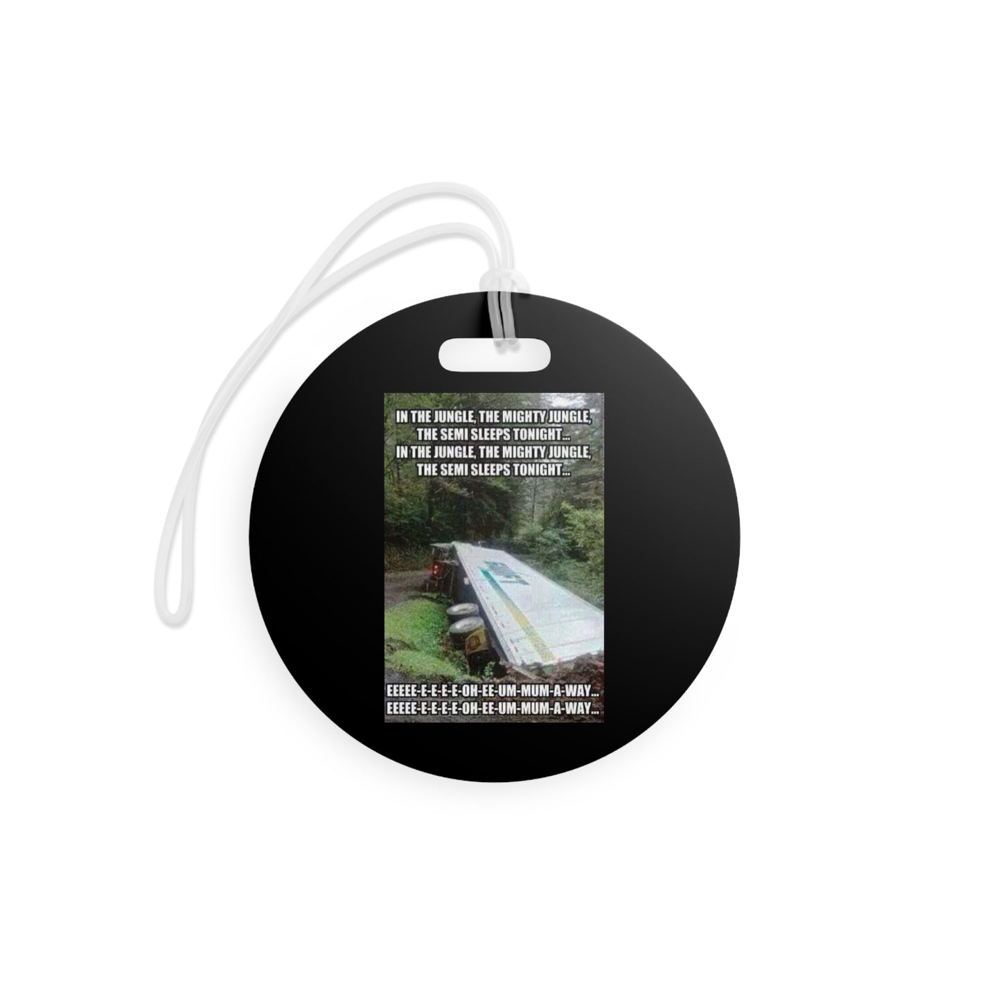 Semi Sleeps Luggage Tag