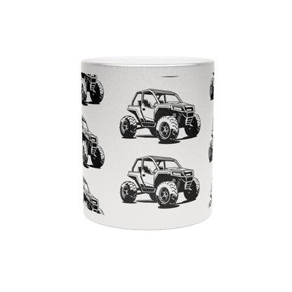 Off The Beaten Path Side By Side Metallic Coffee Mug