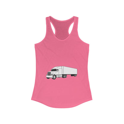 Semi Truck Women's Racerback Tank