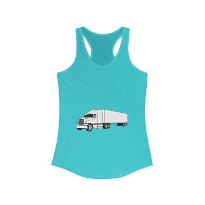 Semi Truck Women's Racerback Tank