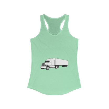 Semi Truck Women's Racerback Tank