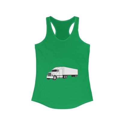 Semi Truck Women's Racerback Tank
