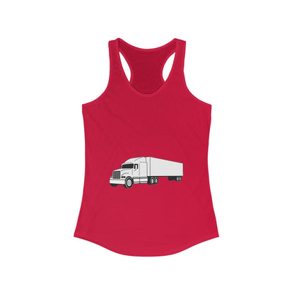 Semi Truck Women's Racerback Tank