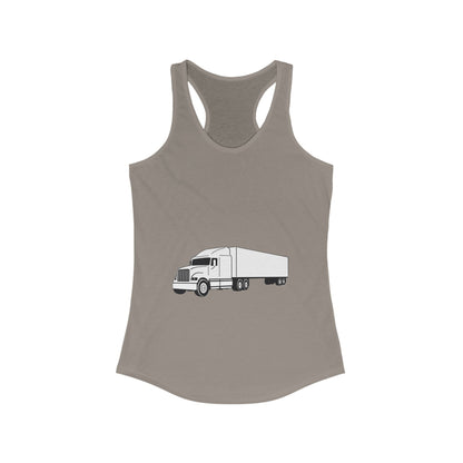 Semi Truck Women's Racerback Tank