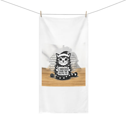 Naughty Cat Mink-Cotton  Beach Towel