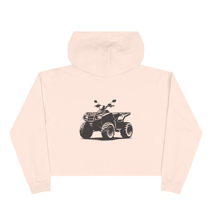 Off The Beaten Path Quad Women's Crop Hoodie