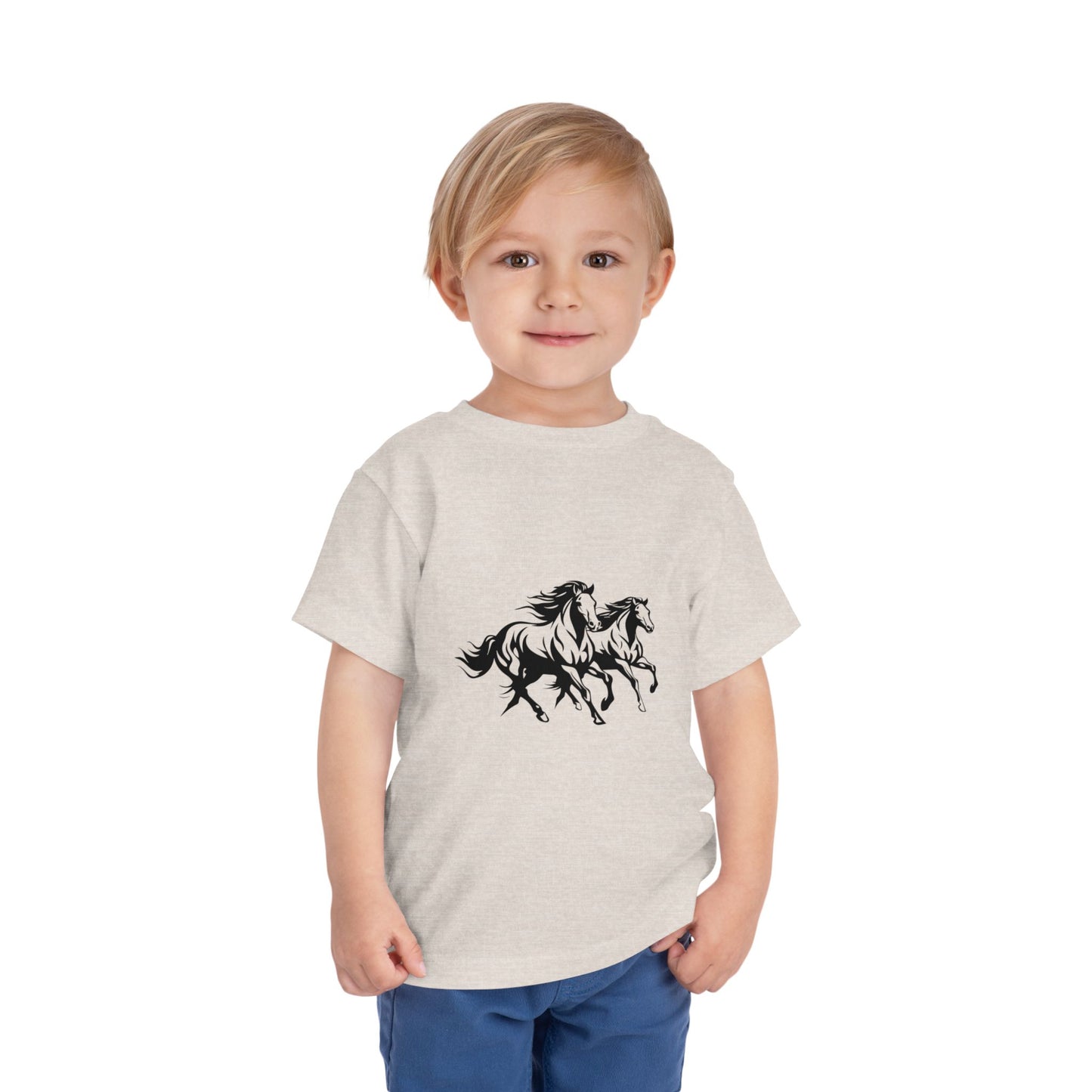 Horsin' Around Toddler Unisex Short Sleeve Crewneck Tee