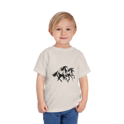 Horsin' Around Toddler Unisex Short Sleeve Crewneck Tee