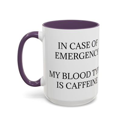 Blood Type 2-Tone Coffee Mug