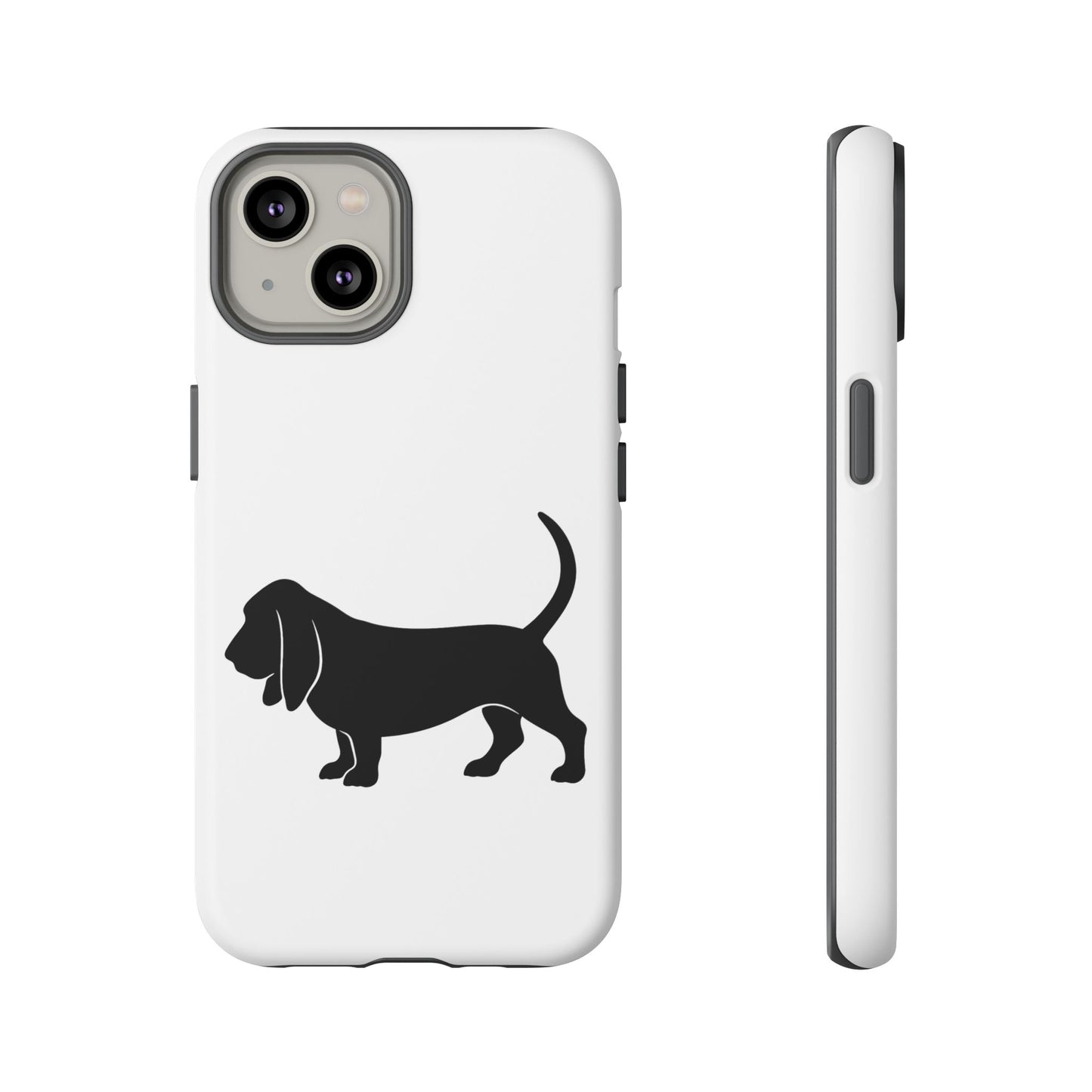 Basset Hound Silhouette iPhone Case