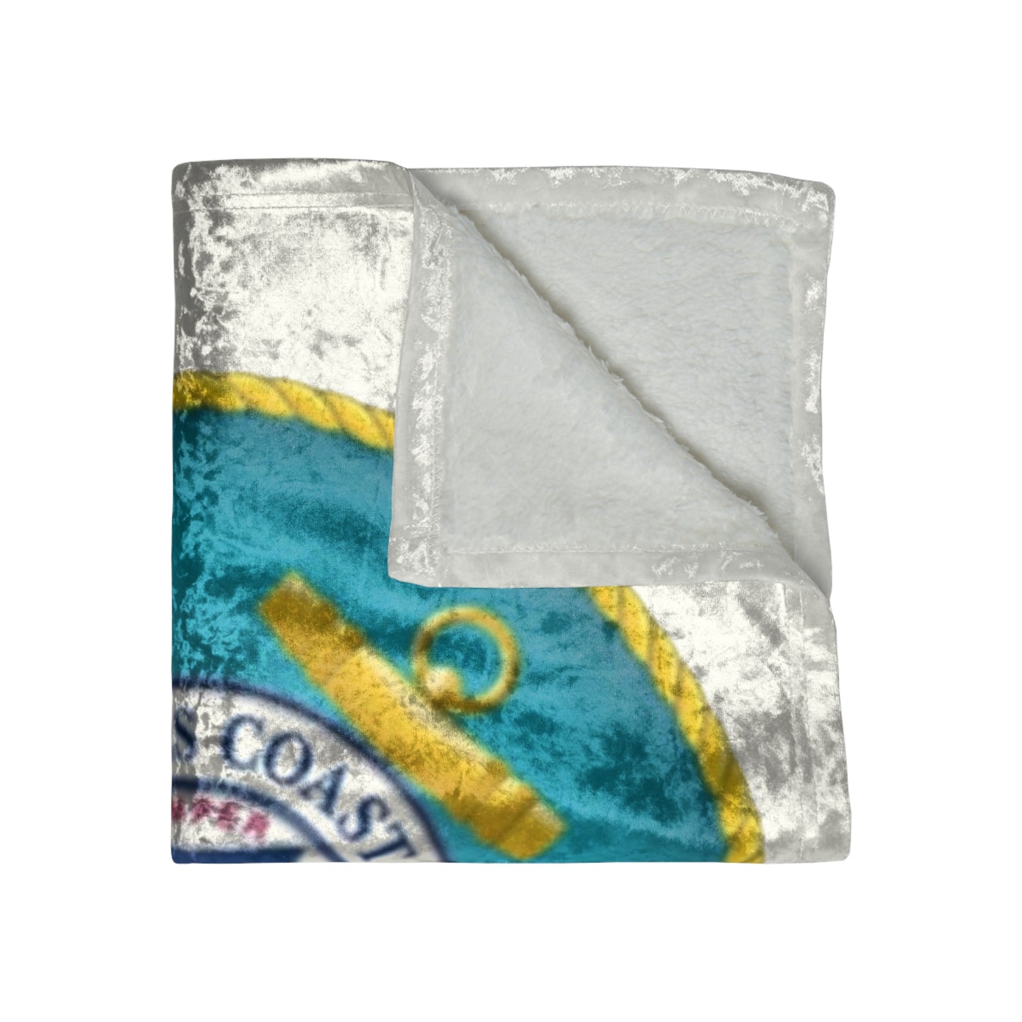 US Coast Guard Crushed Velvet Blanket