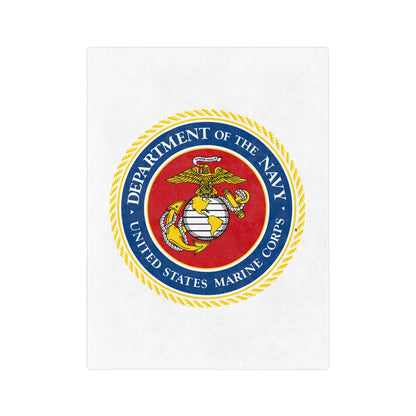 US Marine Corps Velveteen Microfiber Blanket