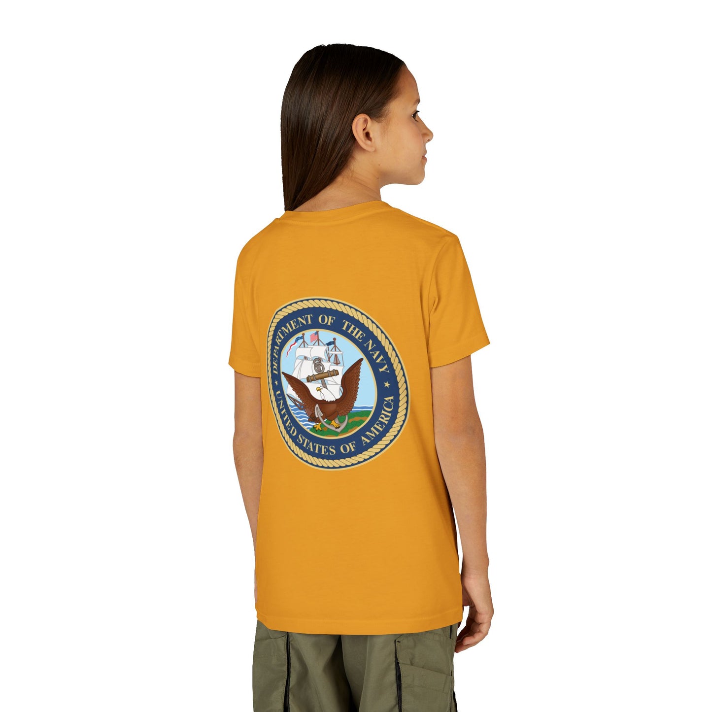US Navy Youth Unisex Short Sleeve Crewneck Tee