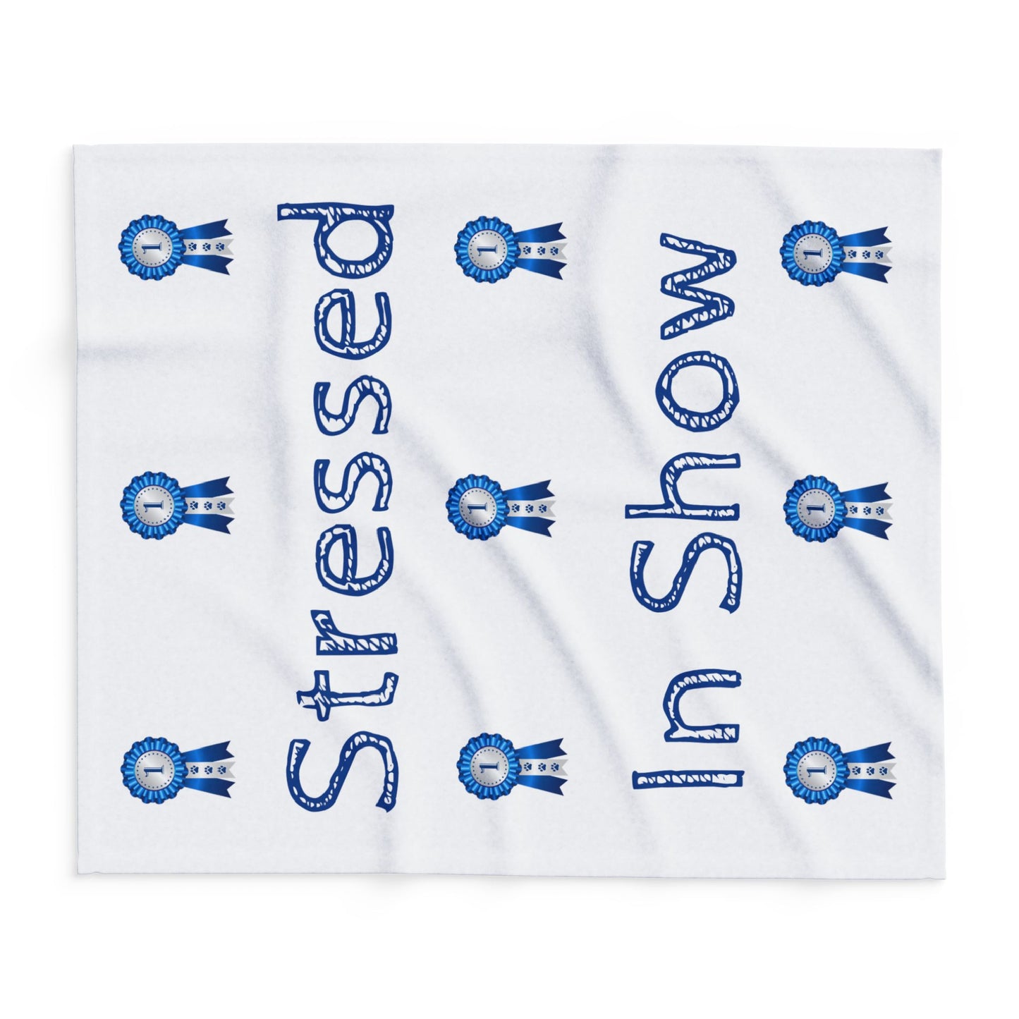 Stressed In Show Arctic Fleece Blanket
