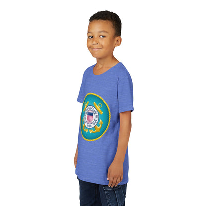 US Coast Guard Youth Unisex Short Sleeve Crewneck Tee