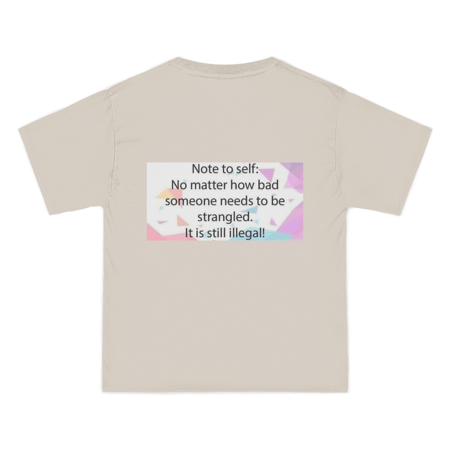 Note To Self Men's Short-Sleeve Crewneck Tee
