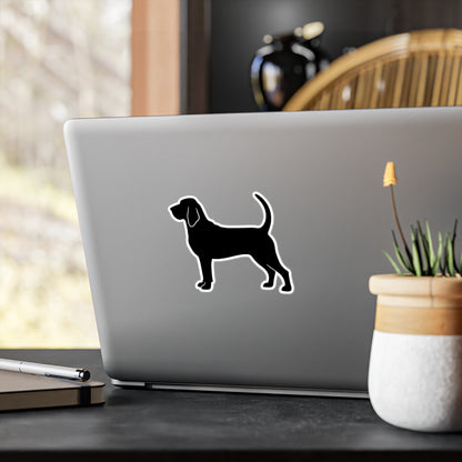 Bloodhound Silhouette Vinyl Decal
