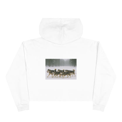 Mush On Women's Crop Hoodie