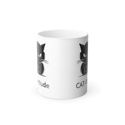 CAT-ittude Color Changing Mug