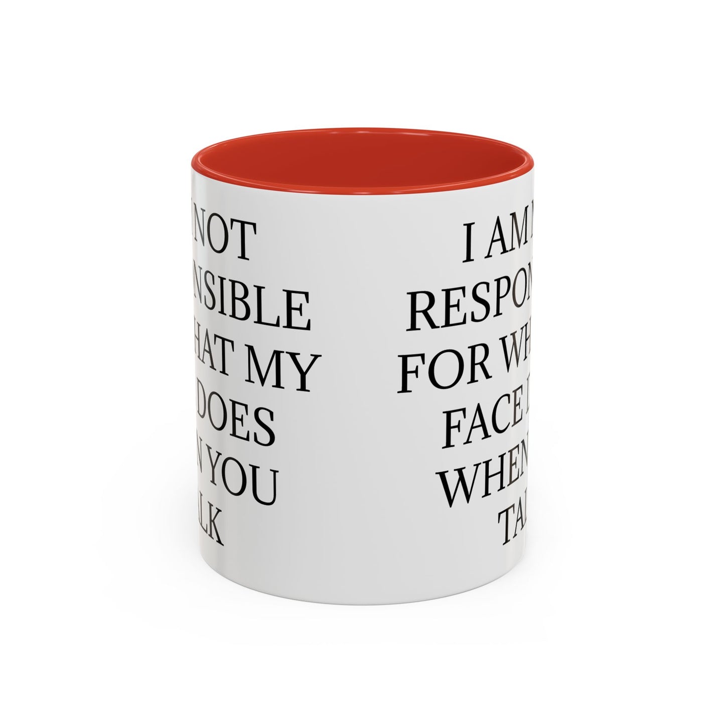 When You Talk 2-Tone Coffee Mug