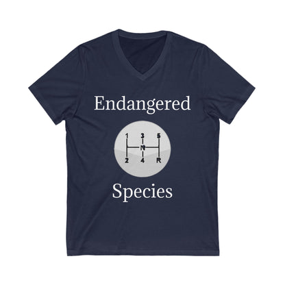 Endangered Species Unisex Short Sleeve V-Neck Tee