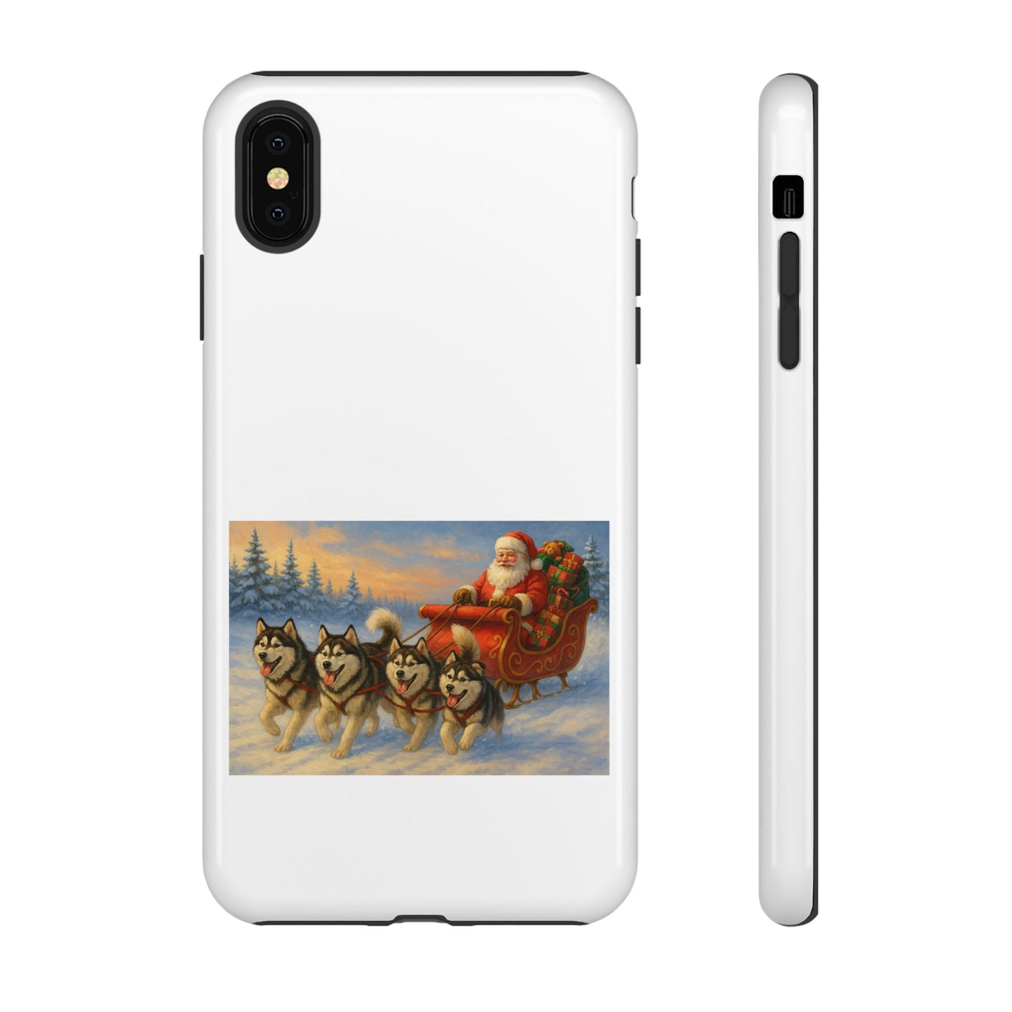 Dashing Through The Snow iPhone Case