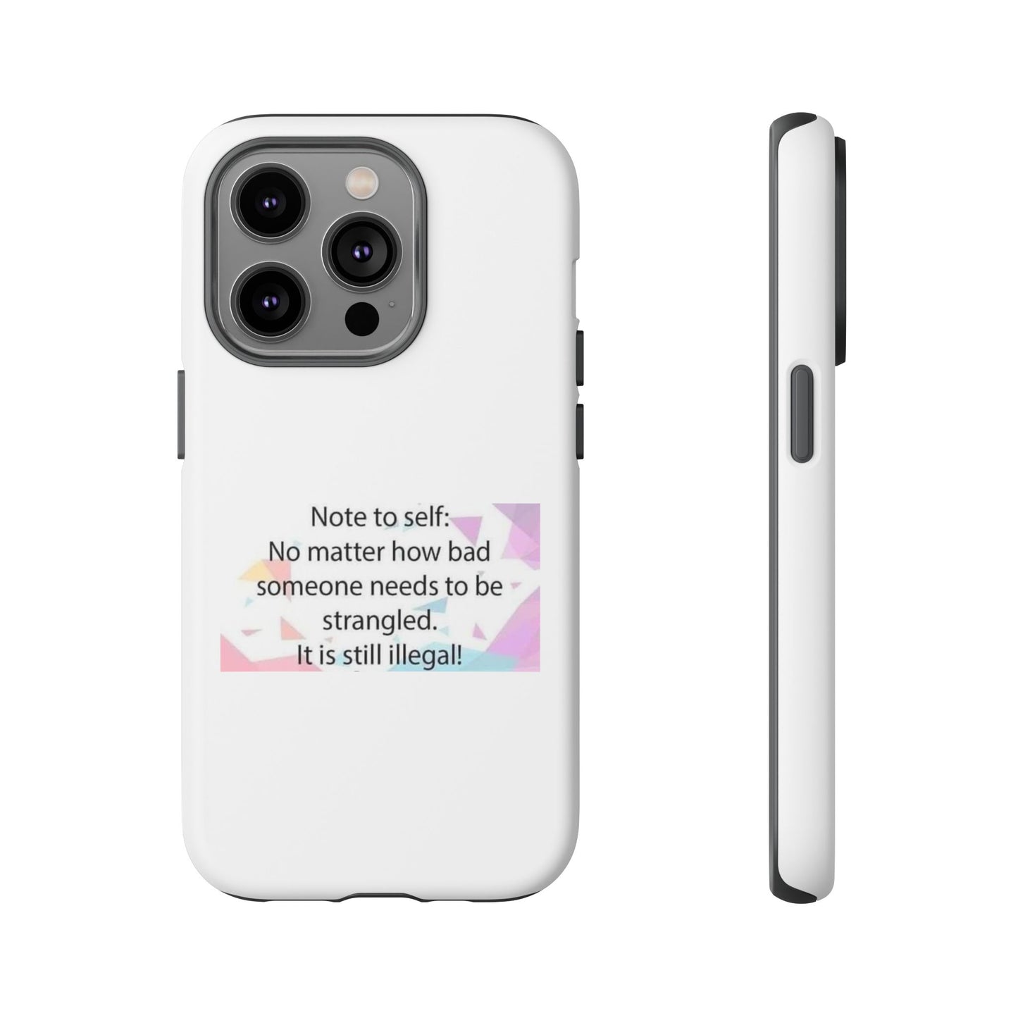 Note To Self iPhone Case