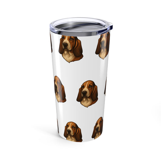 Basset Hound Head Tumbler