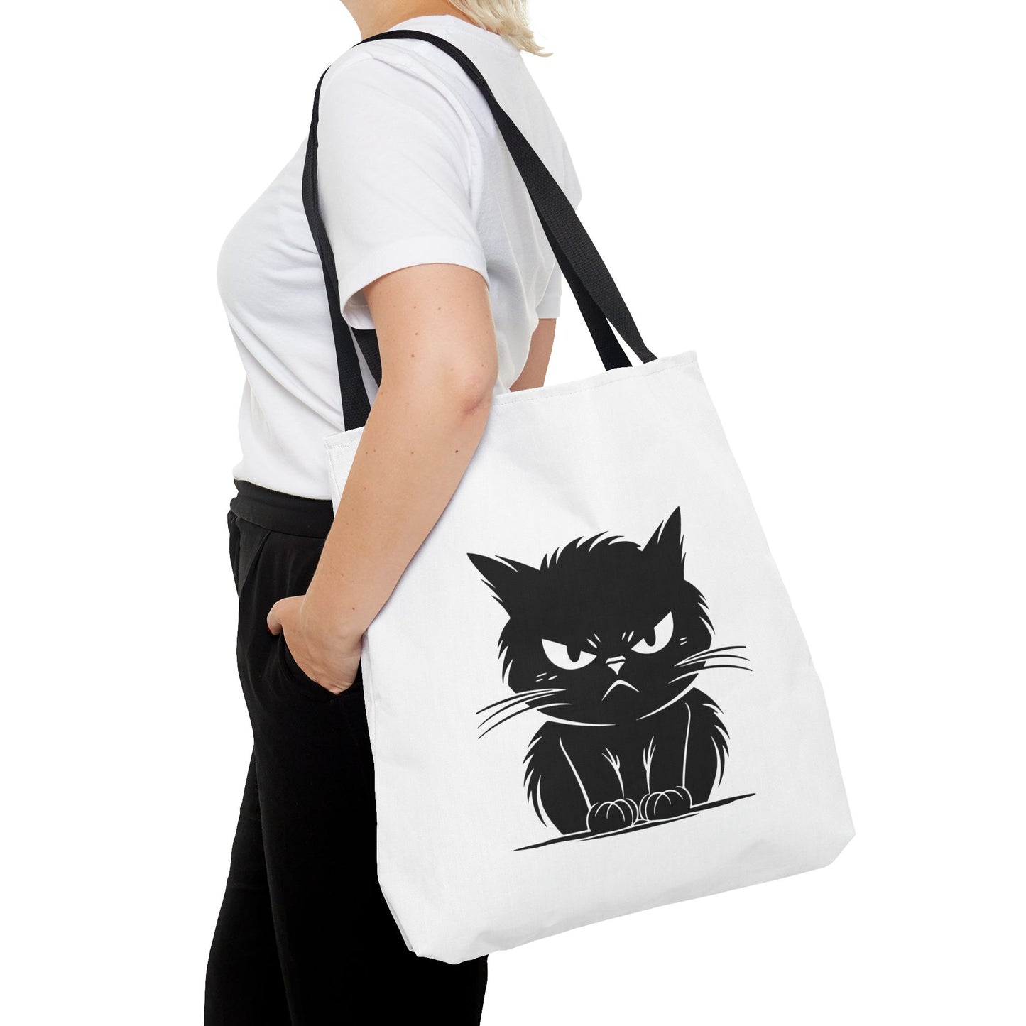 Angry Cat Tote Bag