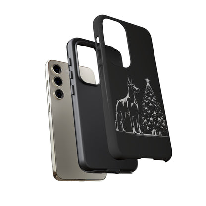 Doberman Christmas Tree Samsung Case