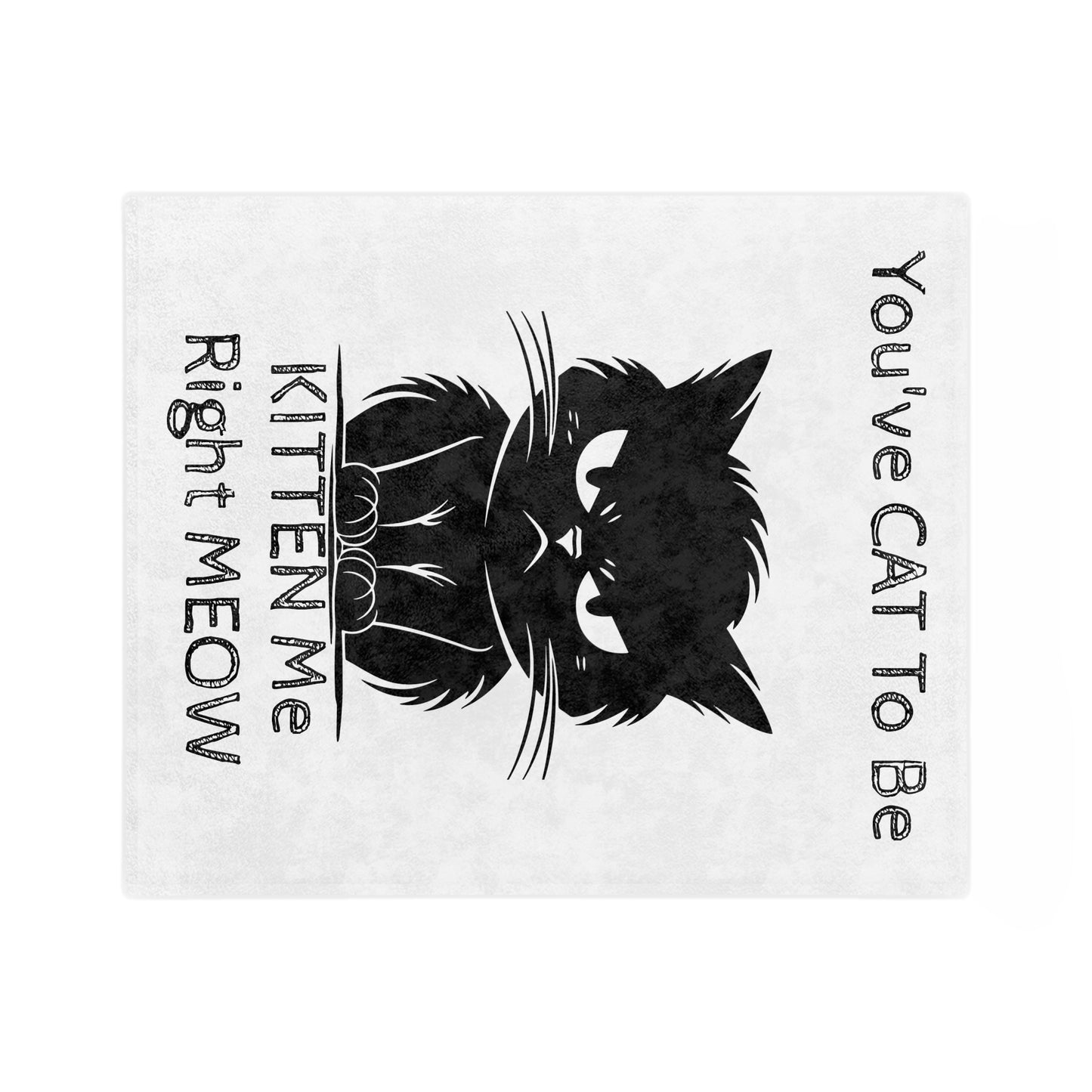 Kitten Me Velveteen Microfiber Blanket