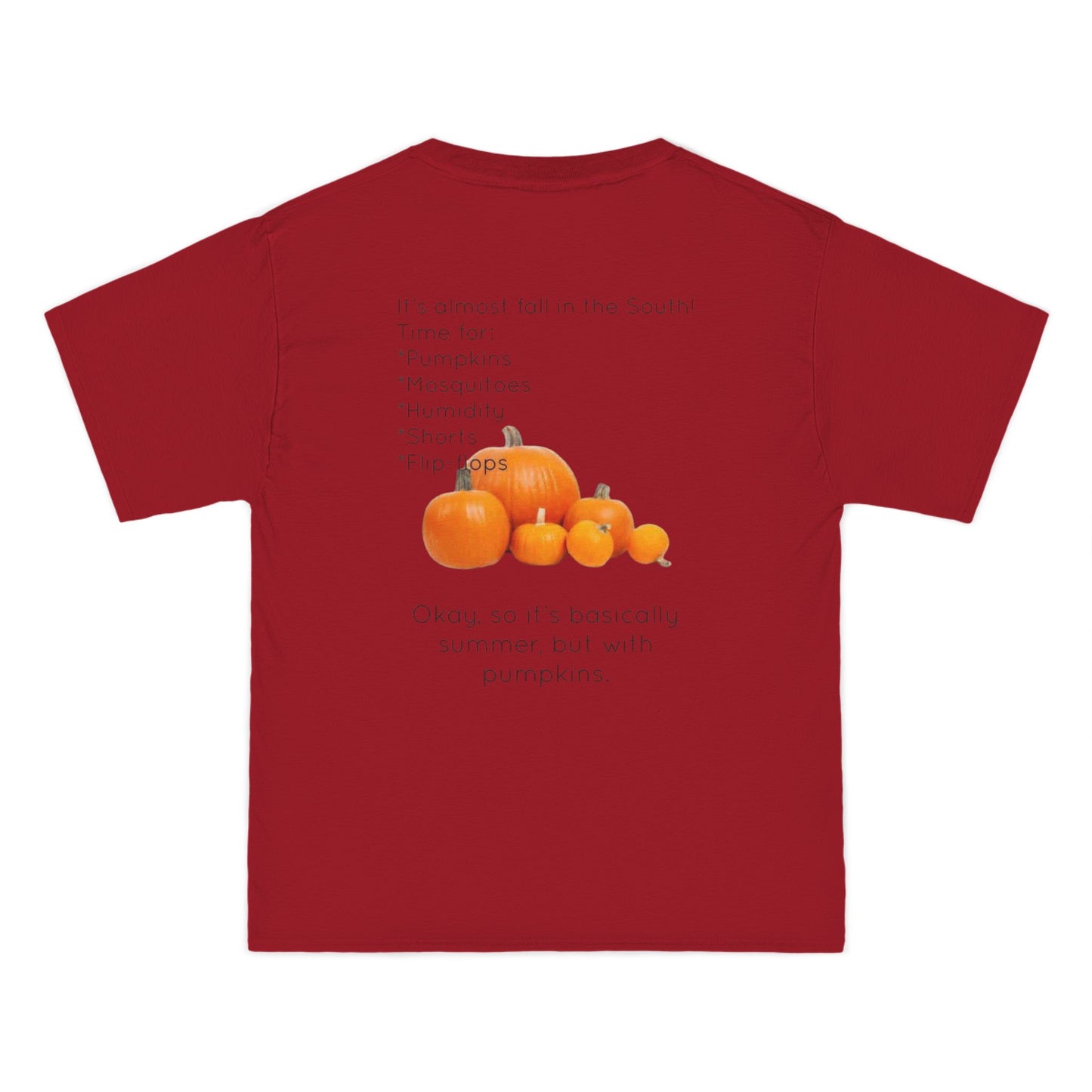 Fall In The South Men's Short-Sleeve Crewneck Tee