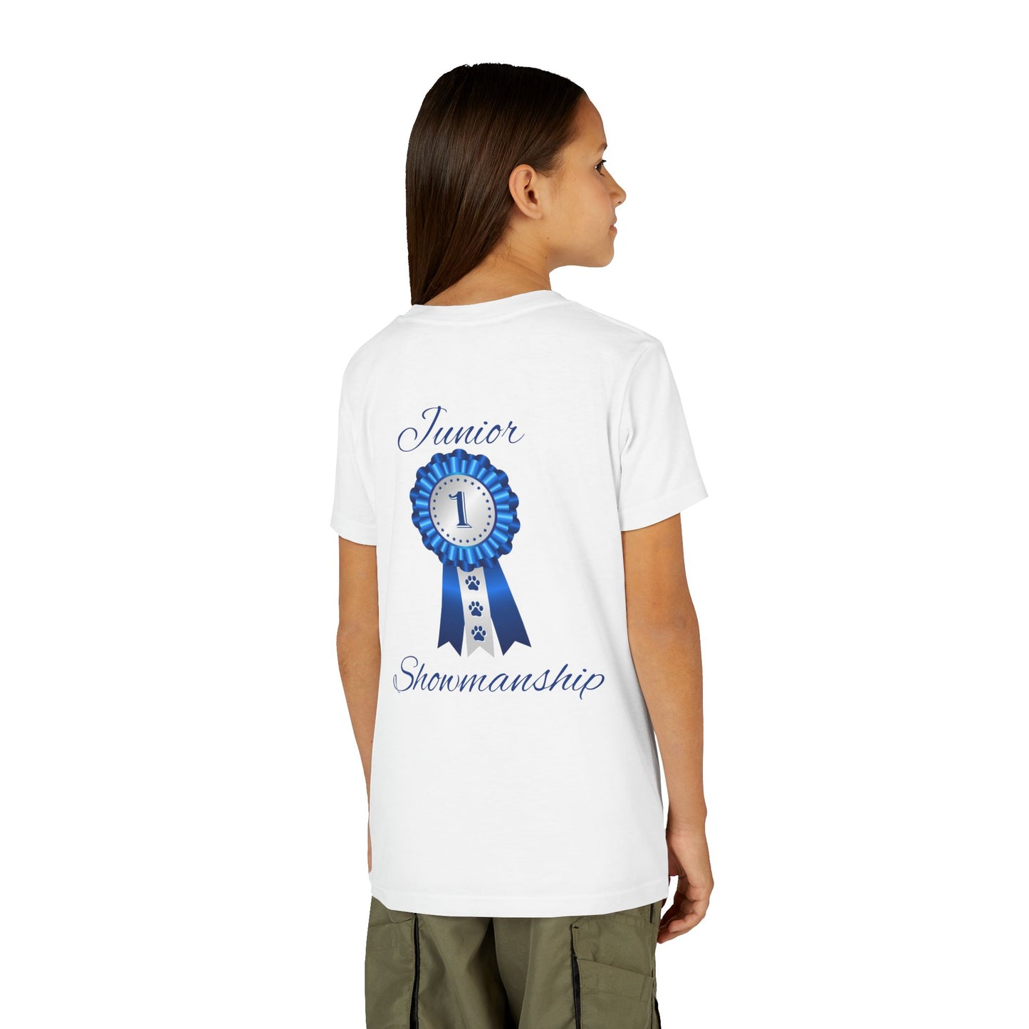 Junior Showmanship Youth Unisex Short Sleeve Crewneck Tee