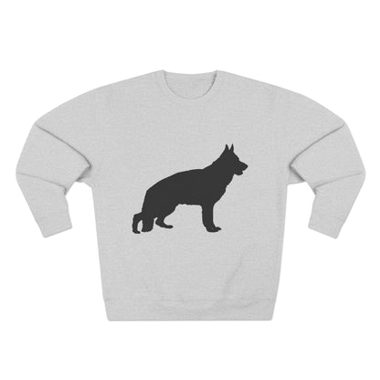 German Shepherd Silhouette Unisex Crewneck Sweatshirt