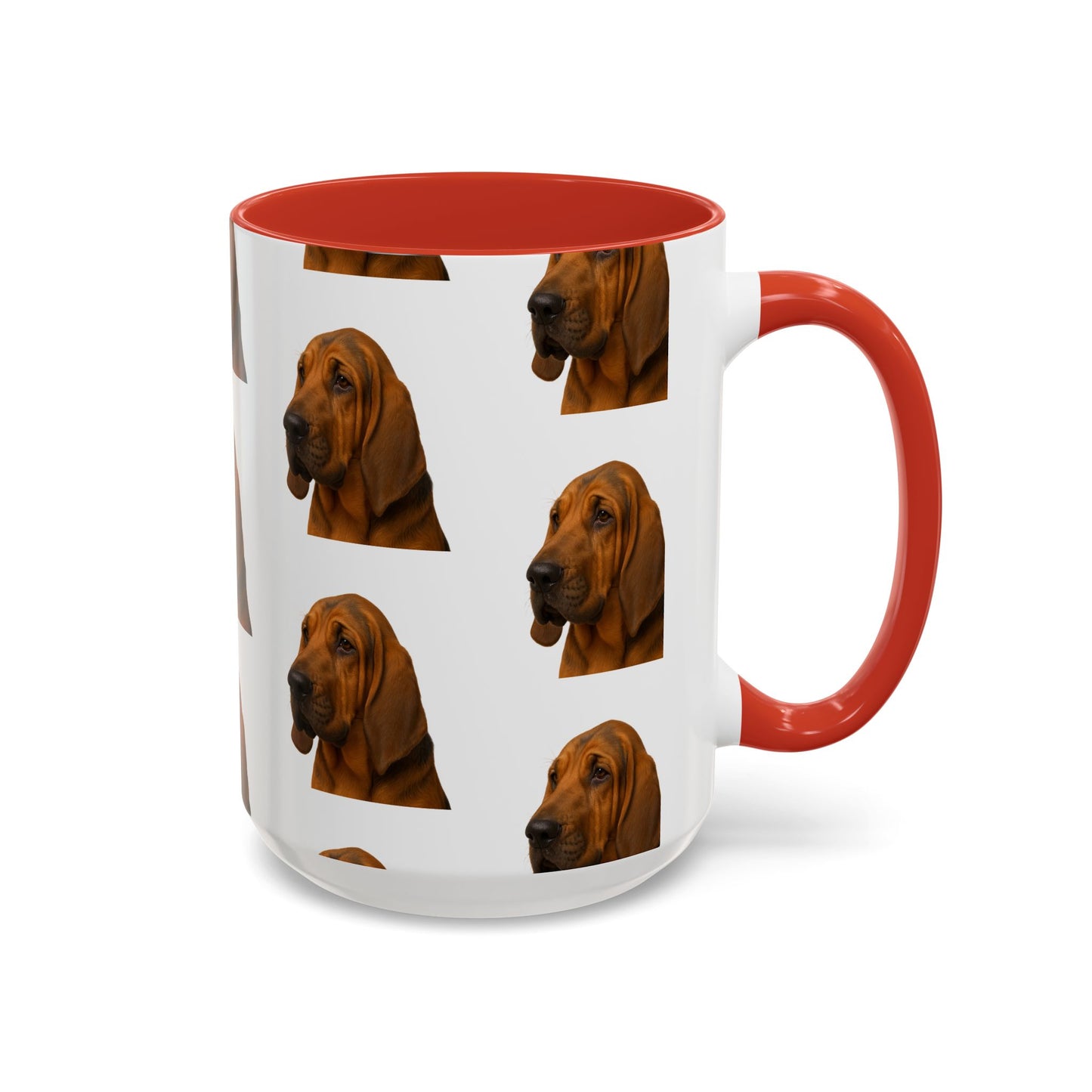 Bloodhound Head 2-Tone Coffee Mug