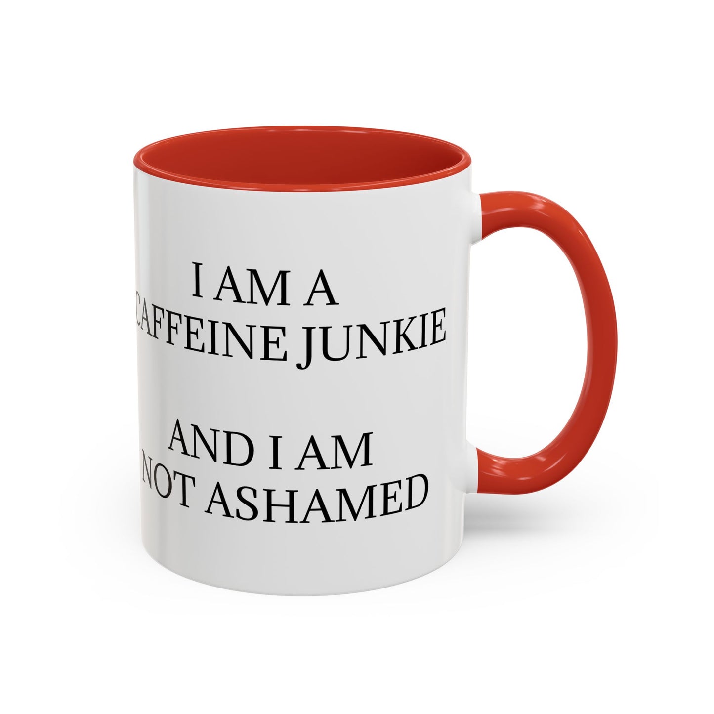Caffeine Junkie 2-Tone Coffee Mug