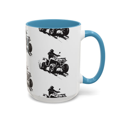 Slingin' Mud Quad 2-Tone Coffee Mug