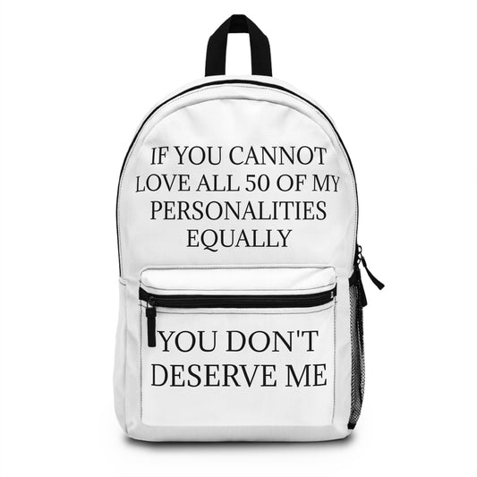 50 Personalities Backpack