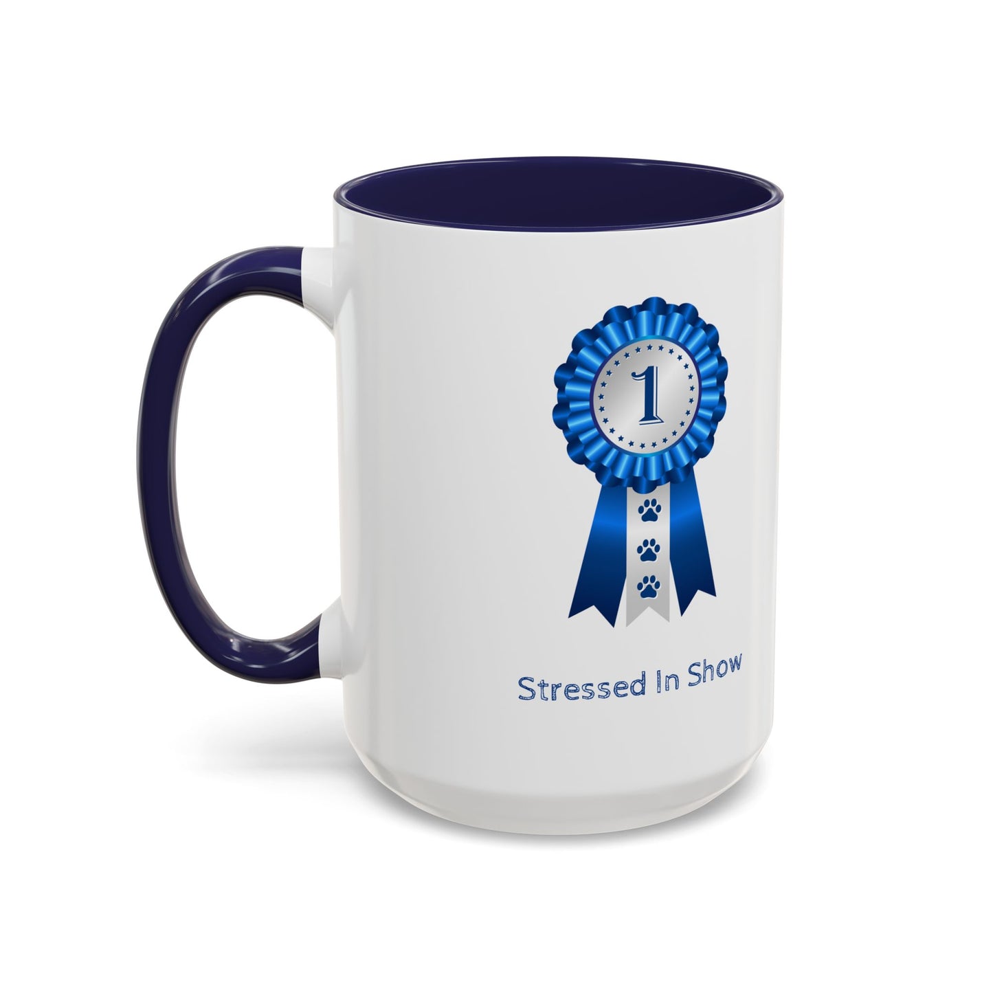 Stressed In Show 2-Tone Coffee Mug