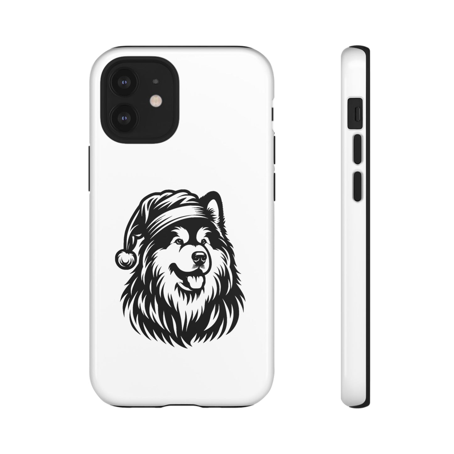 Santa Paws Malamute iPhone Case
