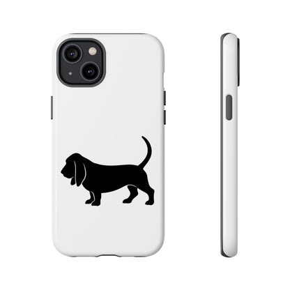 Basset Hound Silhouette iPhone Case
