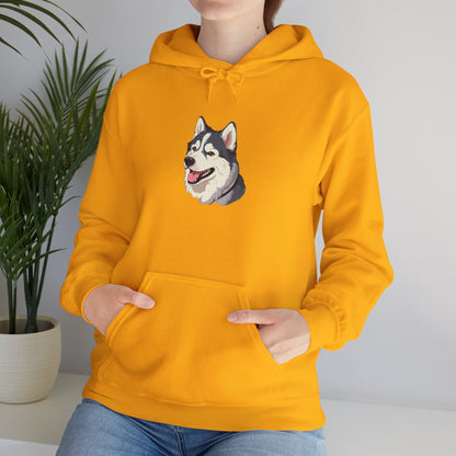 Malamute Head Unisex Hoodie